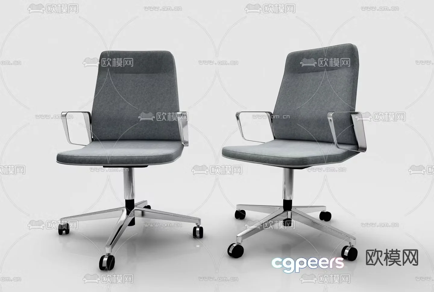 Office chair conference chair staff chair 3d model