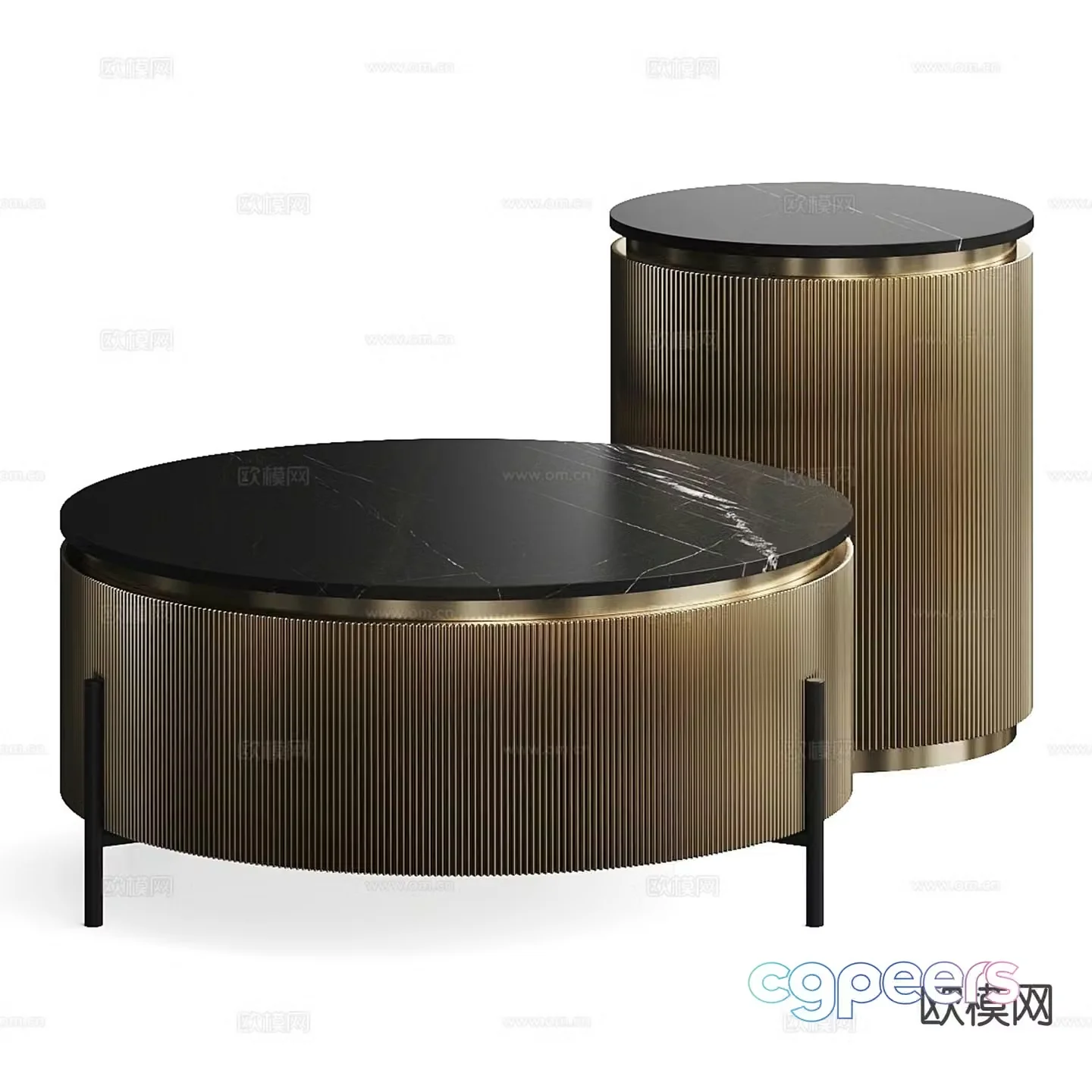 OROA mother-in-law coffee table 3d model