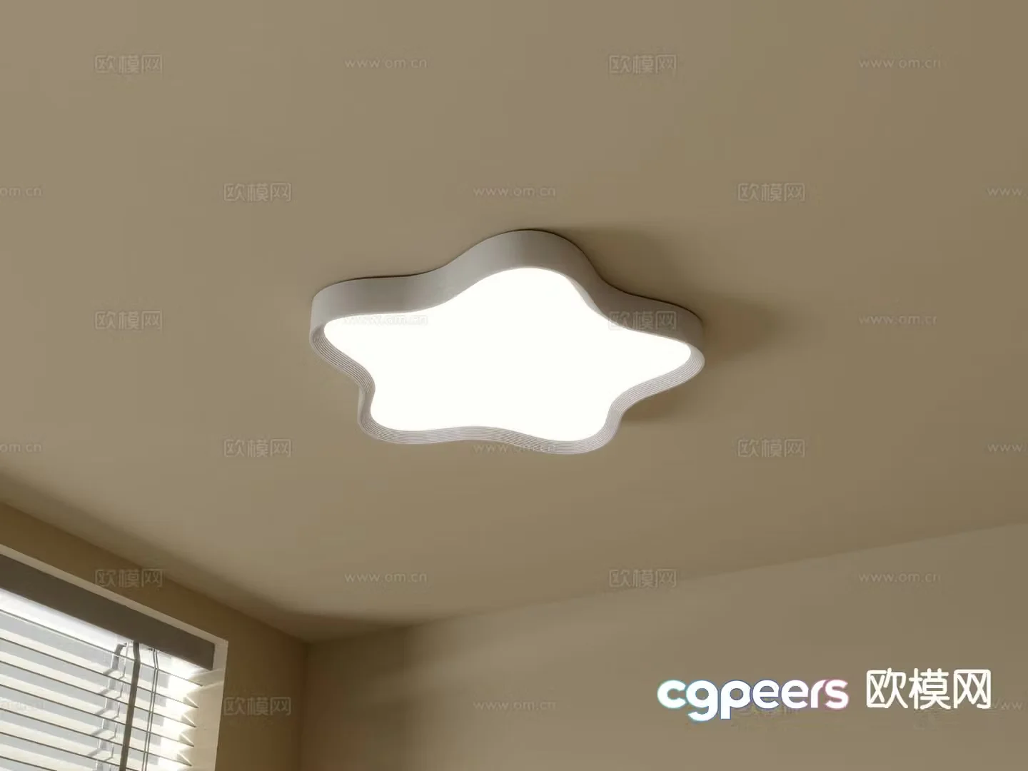 Modern ceiling lamp 3d model