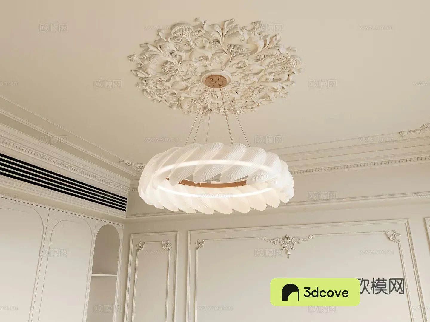 Cream style chandelier