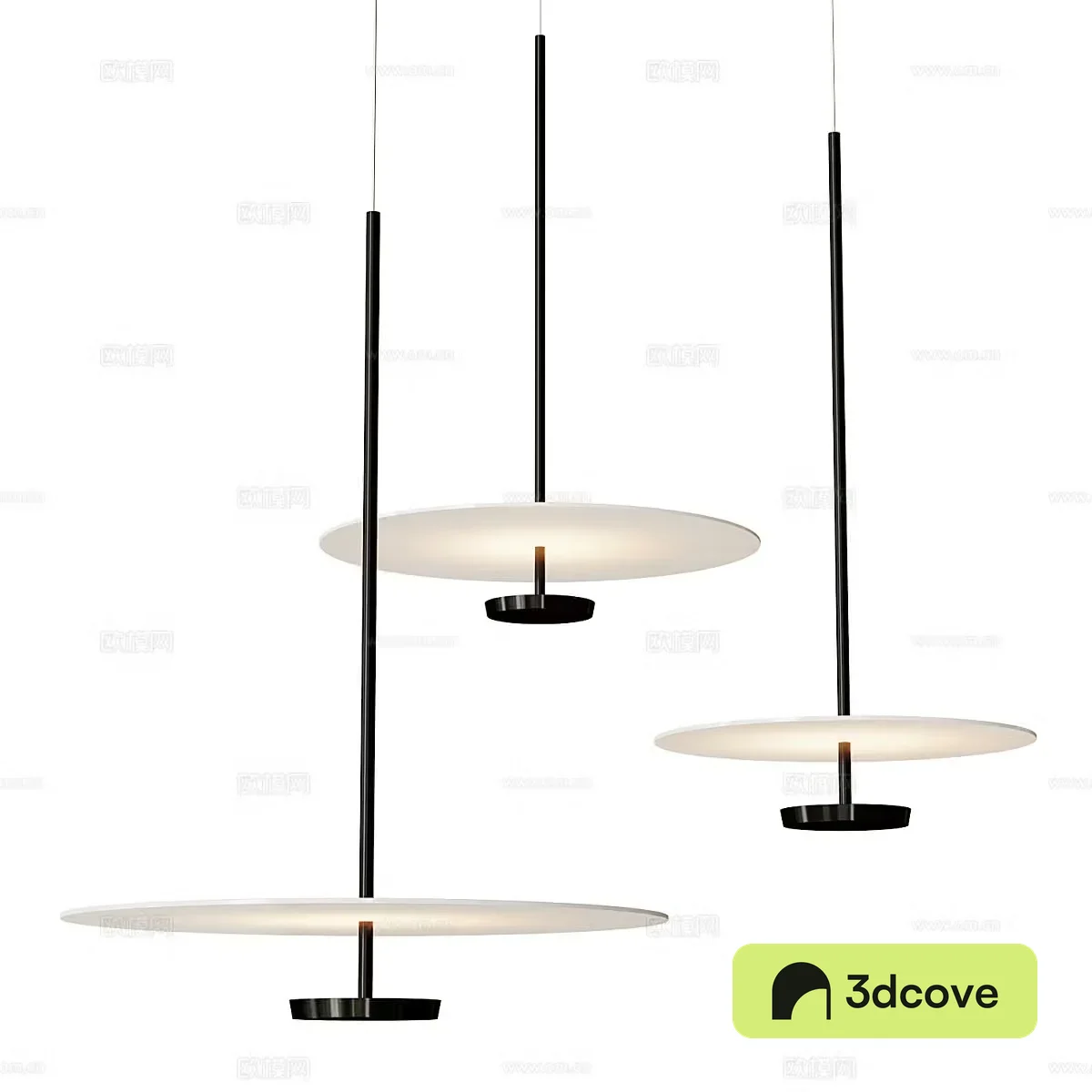 New Chinese Vibia flat chandelier