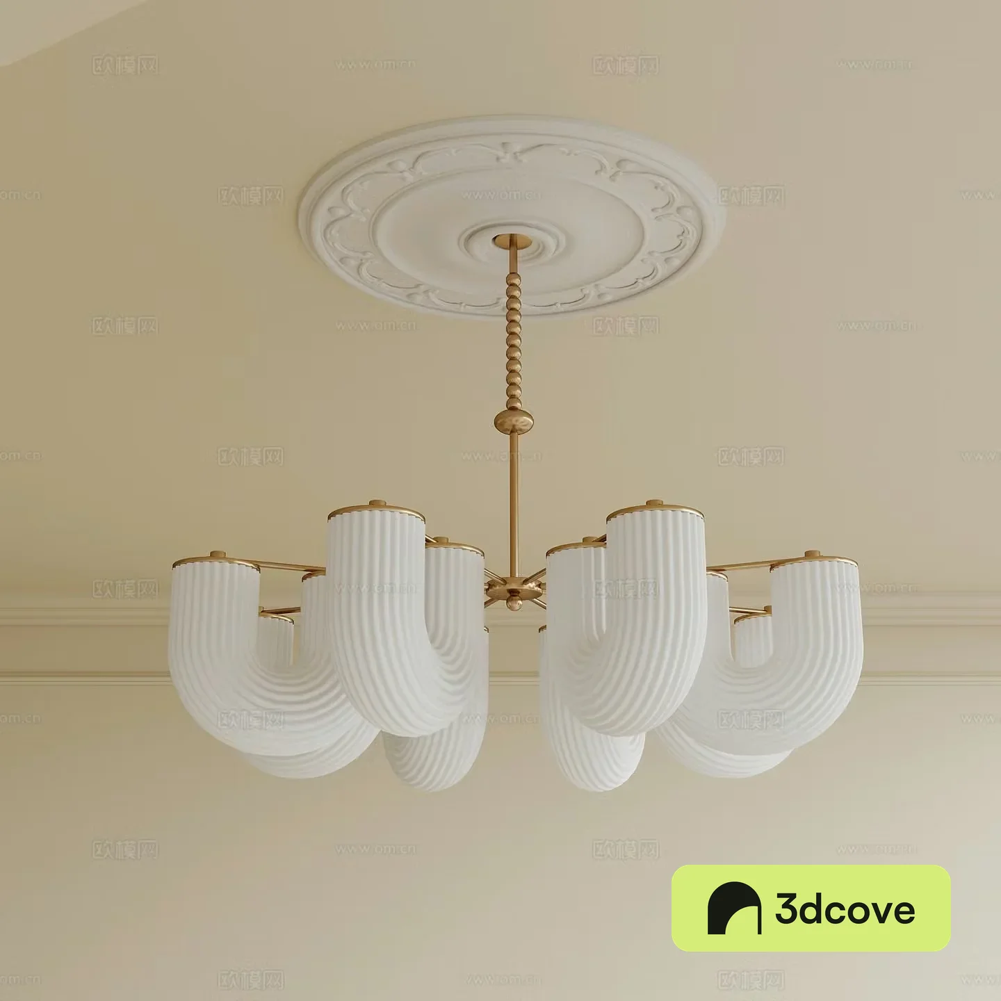 French Creamy Chandelier