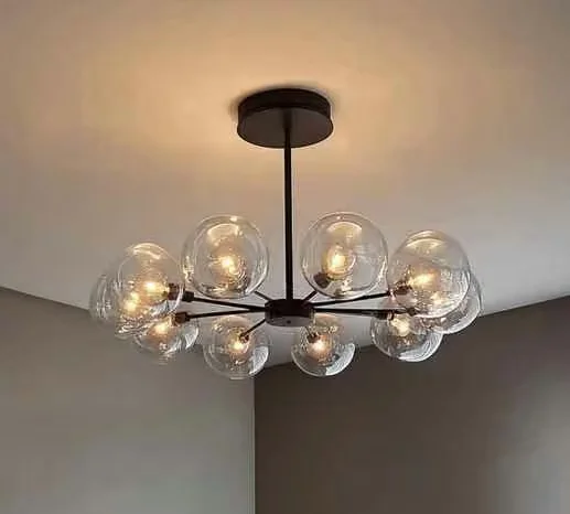 Modern Glass Chandelier 3D Model – 13911 – VRAY Render