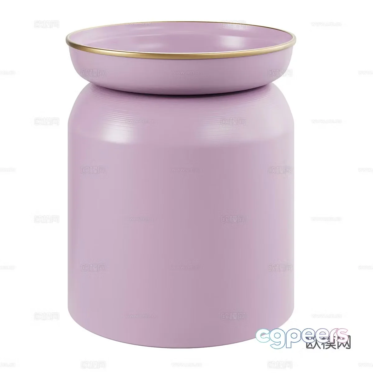 Modern Cream Style OM Ingvild Small Tea Table 3D Model