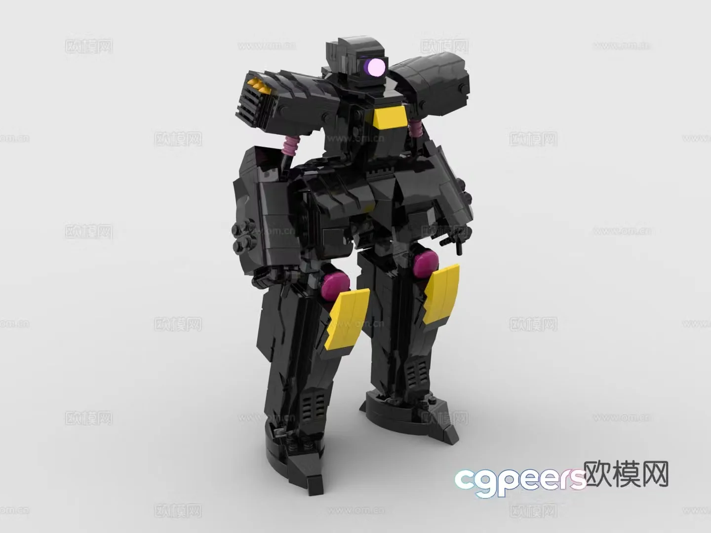 LEGO LEGO toys building blocks battle robot Gundam mecha warrior 3d model