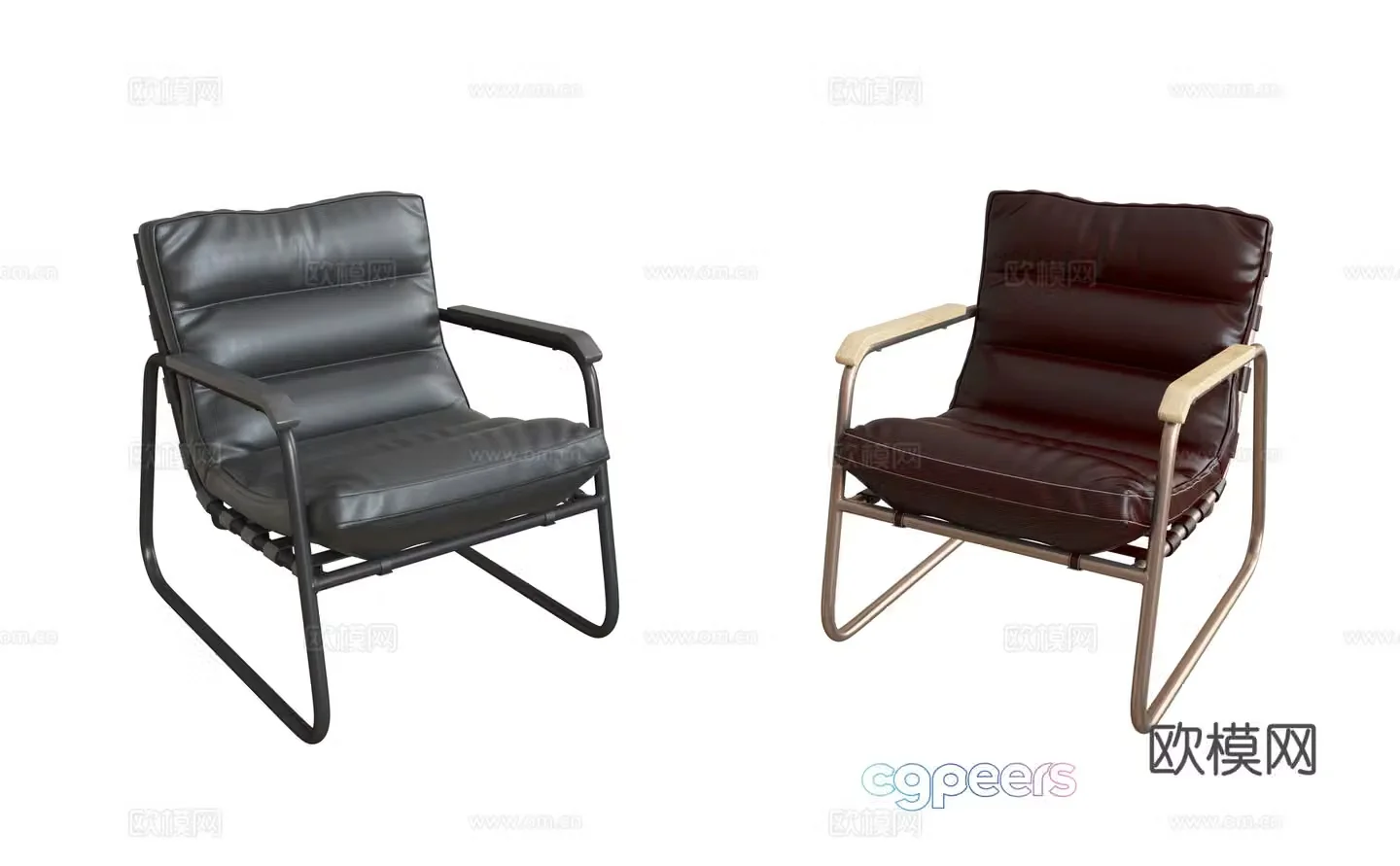 Modern leisure chair 3d model