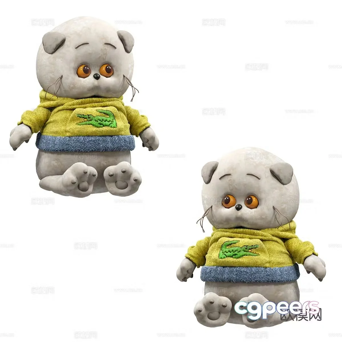 children doll ragdoll toy 3d model