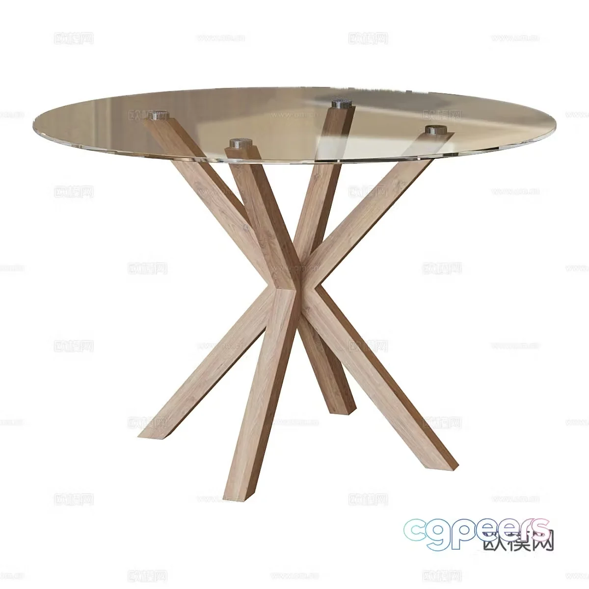 Modern Arya dining table 3d model