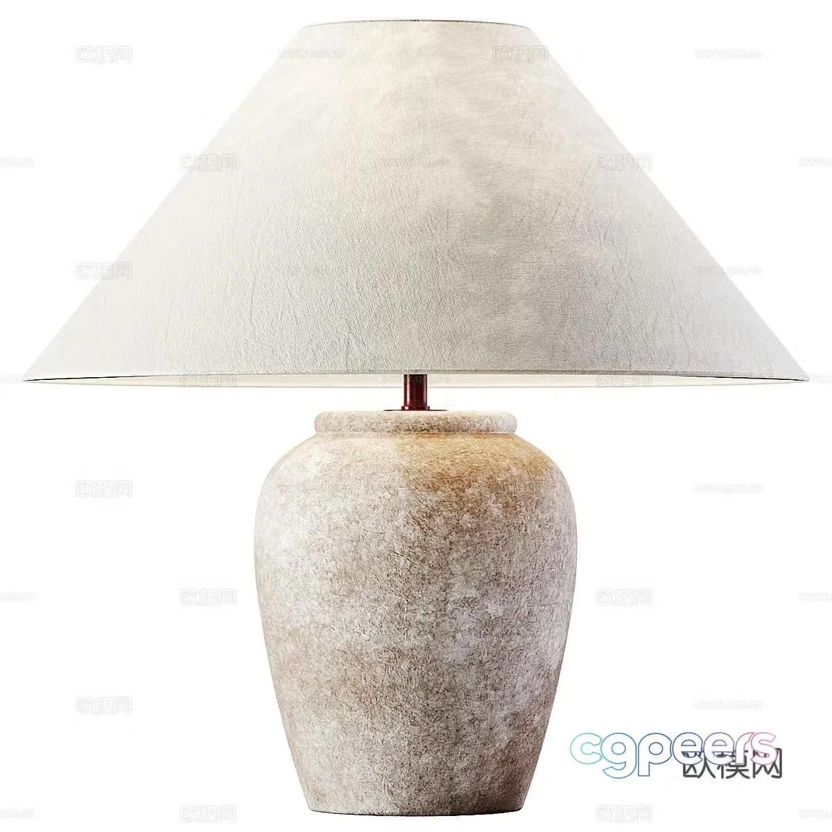 New Chinese style Wasabi desk lamp 3D model