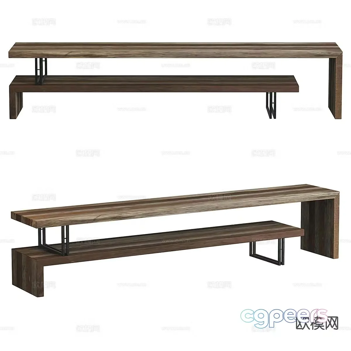 New Chinese style TV cabinet 3d model