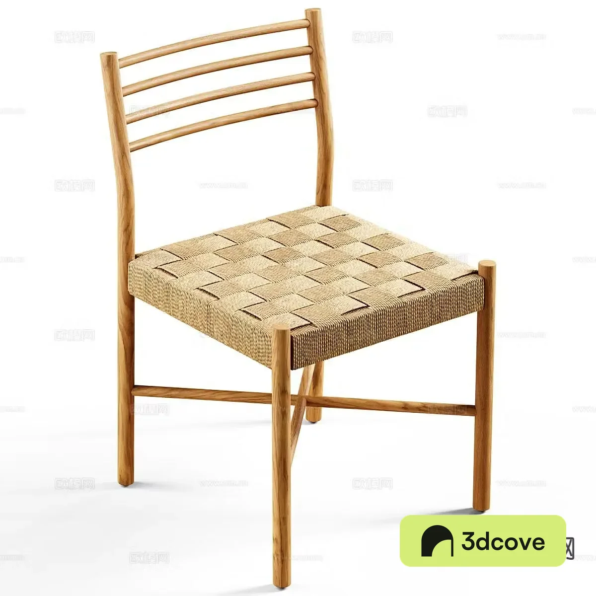 Log style chair dining chair