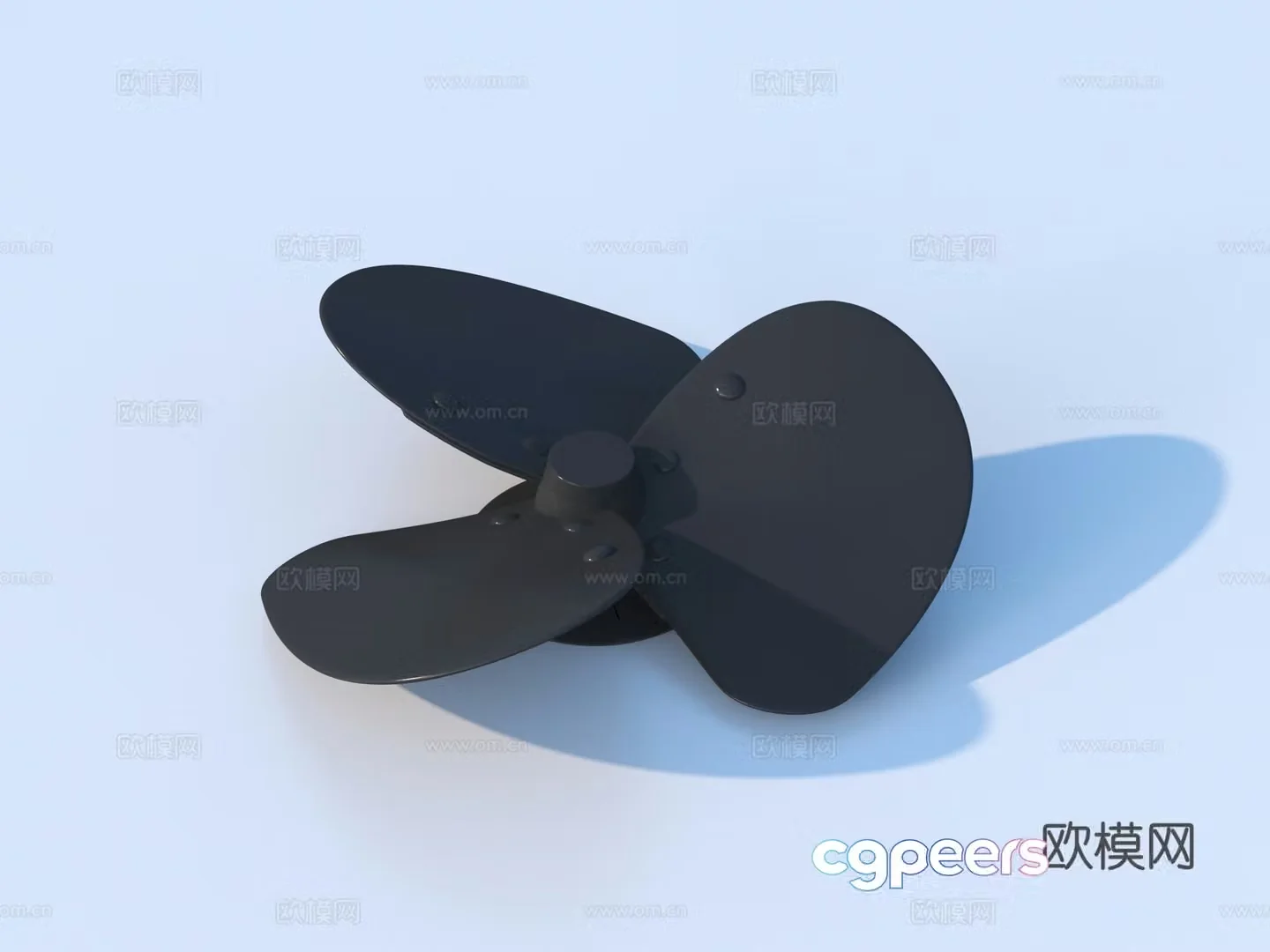 Fan blade Fan parts Hardware 3D model