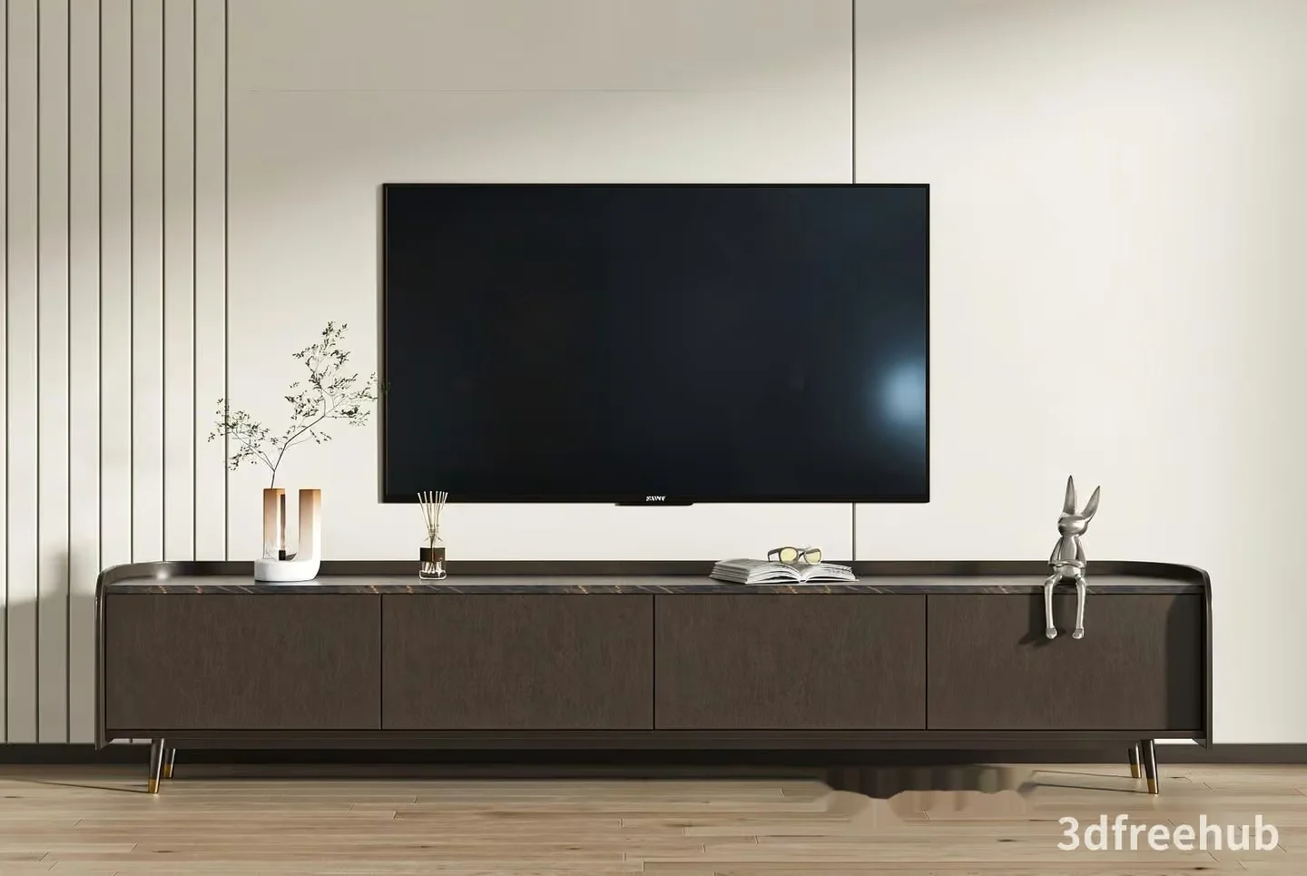 Modern Living Room 3D Model – 19984 – VRAY Render