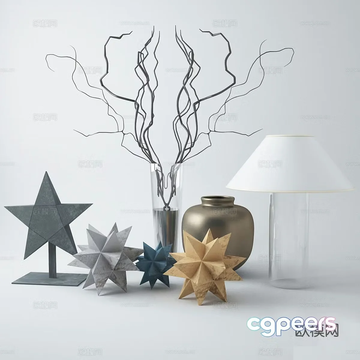 Decorative suit 3d model