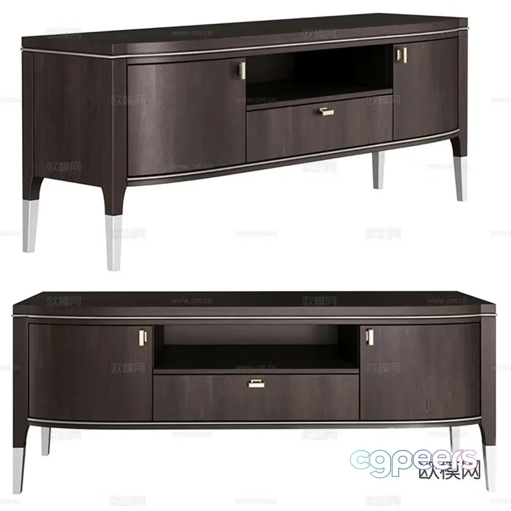 New Chinese style TV cabinet 3d model