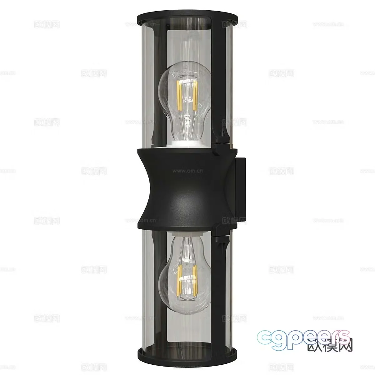 Modern minimalist wall lamp 3d model