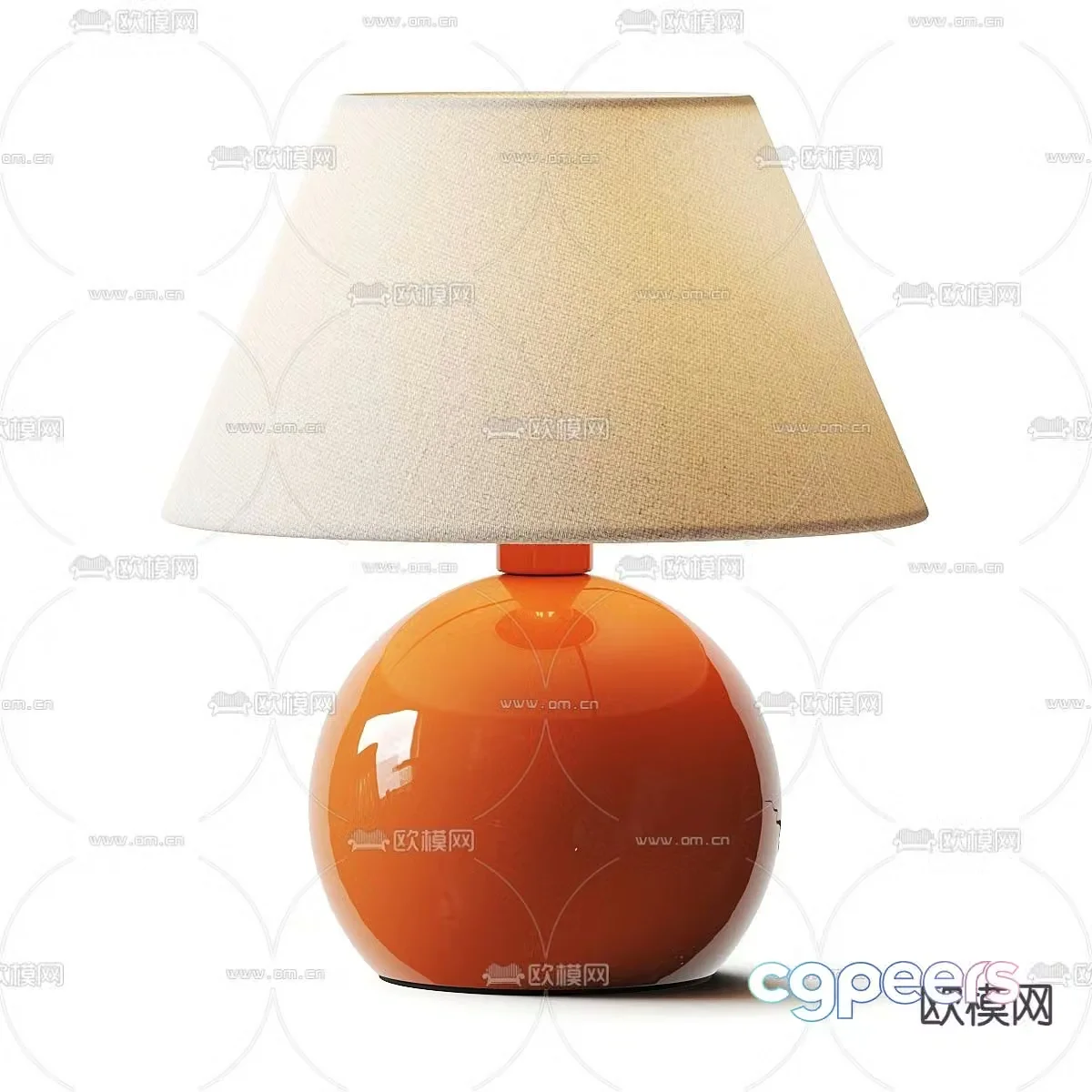 Modern desk lamp 3d model