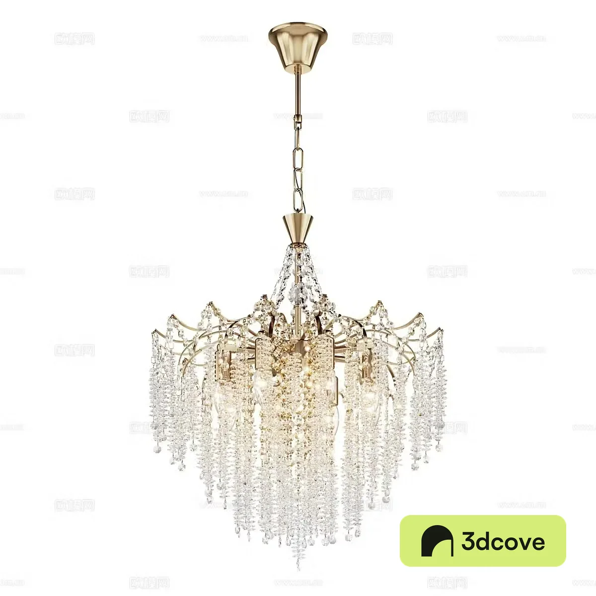 Light luxury crystal chandelier