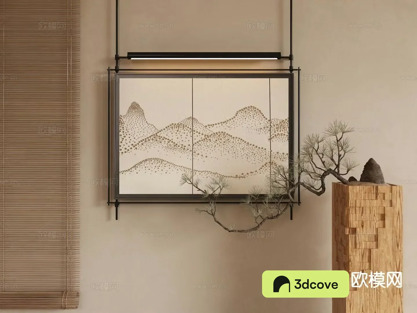 New Chinese style decorative painting Zen hanging painting