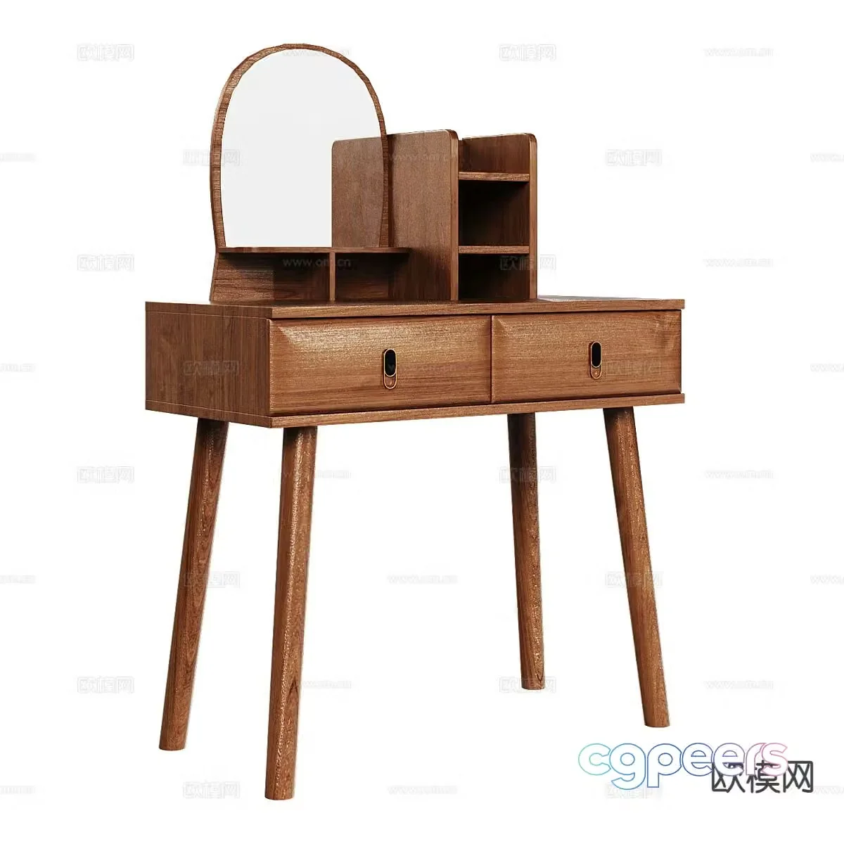 nordic dressing table 3d model