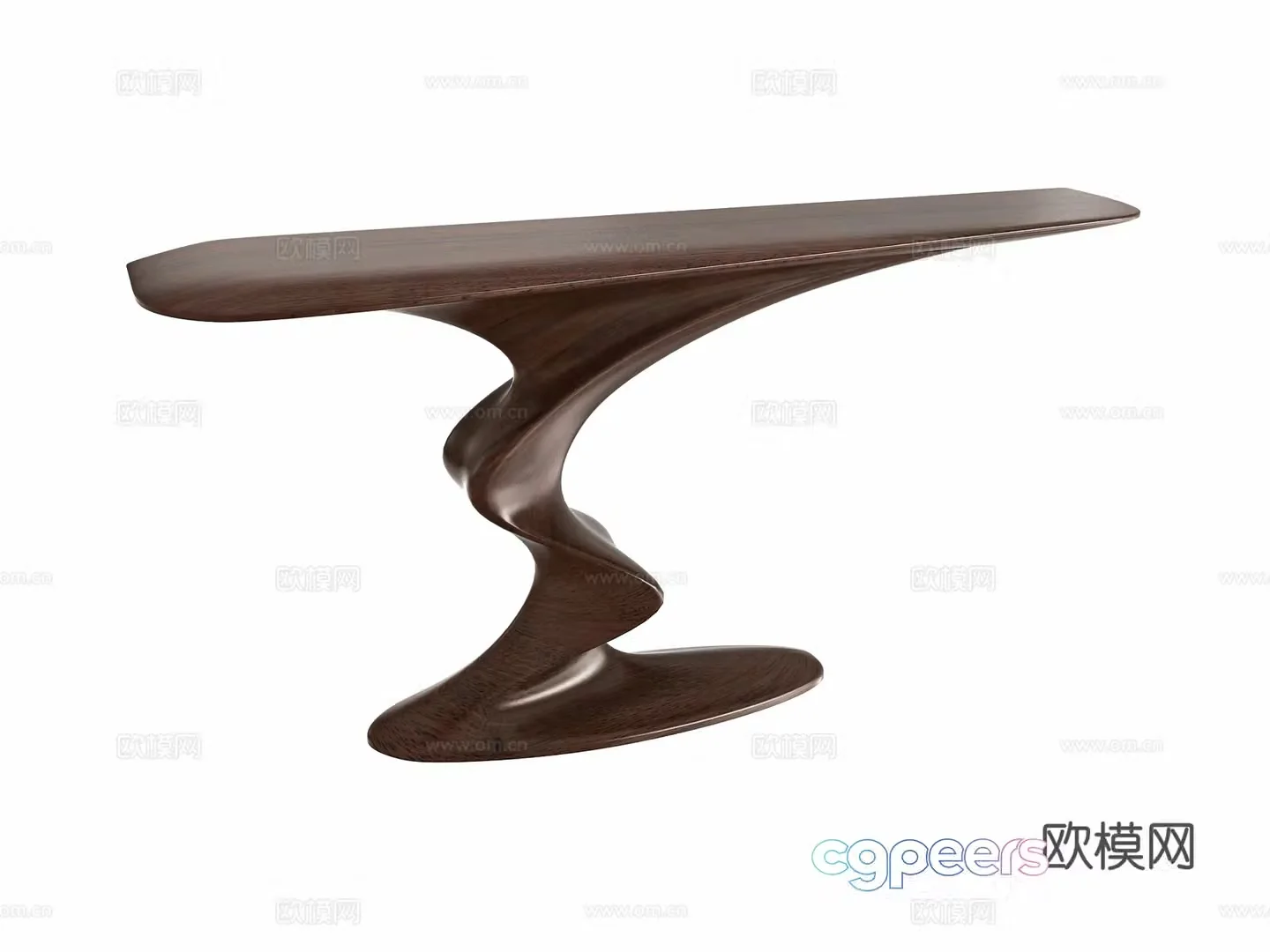New Chinese style side view cabinet 3D model