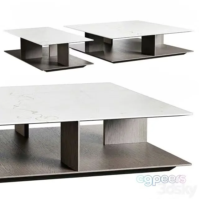 3ds Max Free – Poliform WESTSIDE coffee tables