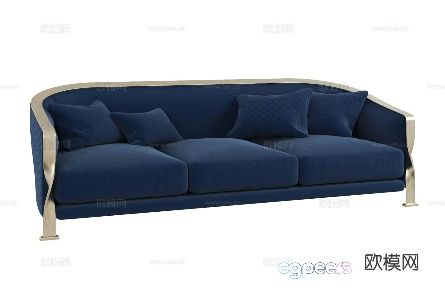 Rugiano Paris multiplayer sofa 3d model