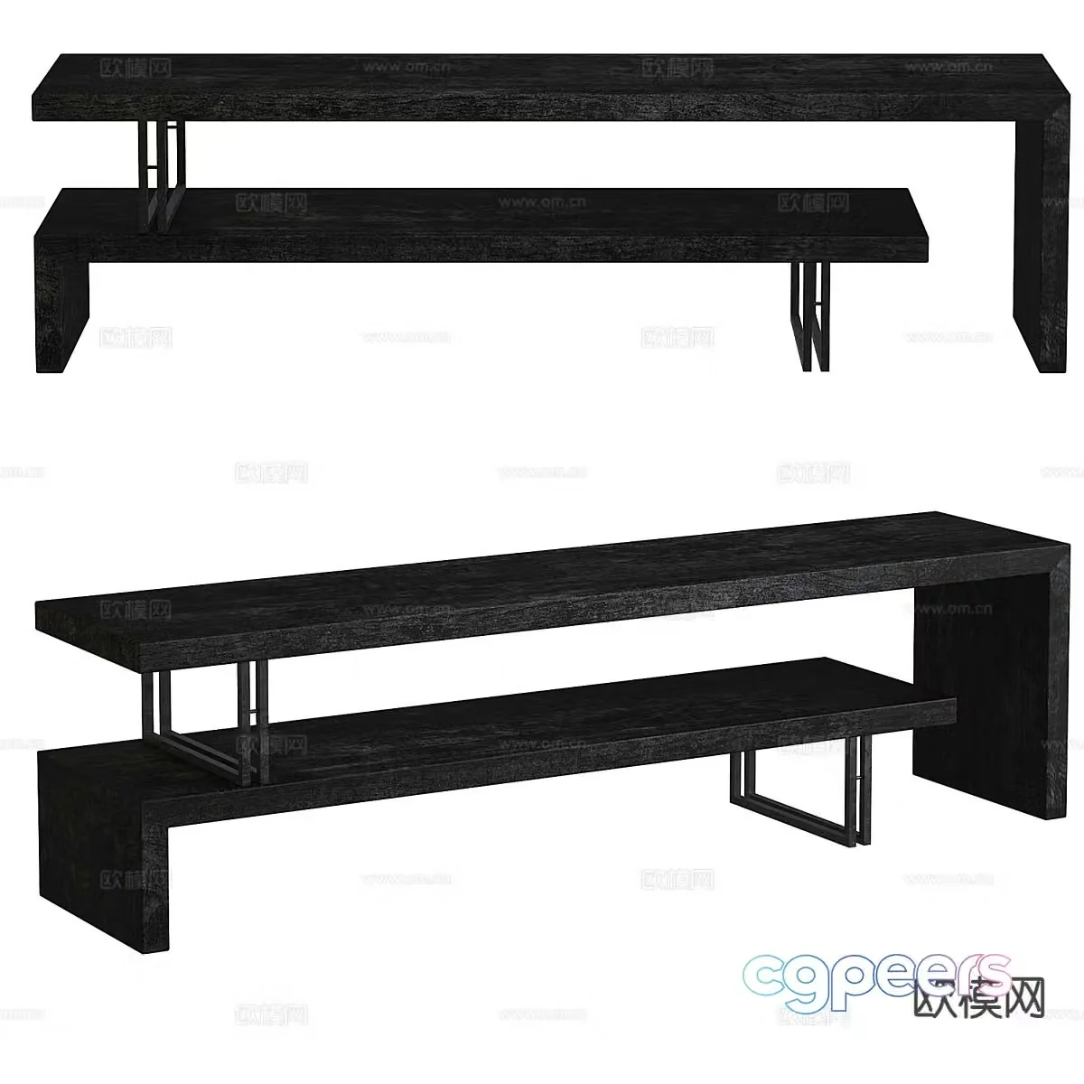 Modern TV cabinet 3d model