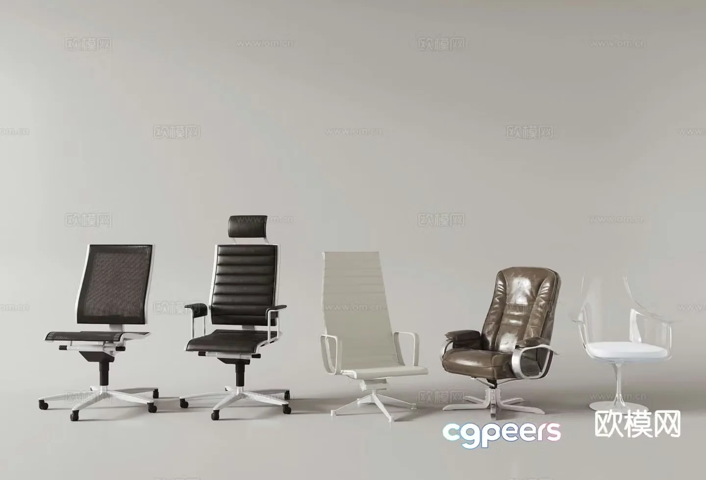 Modern office chair 3d model