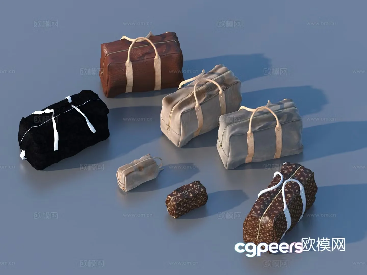 Bag Luggage Bag Luggage Handbag 3D Model