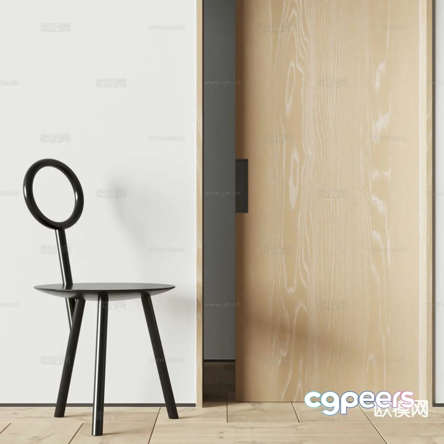 Orchid modern chair single chair 3d model