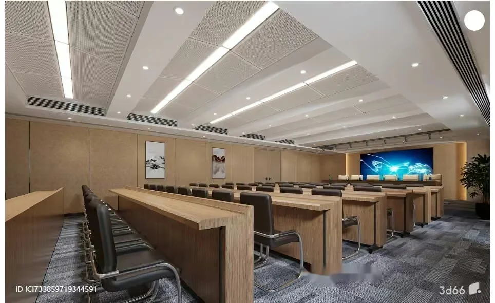 A Conference Room 3D Model – 13631 – VRAY Render