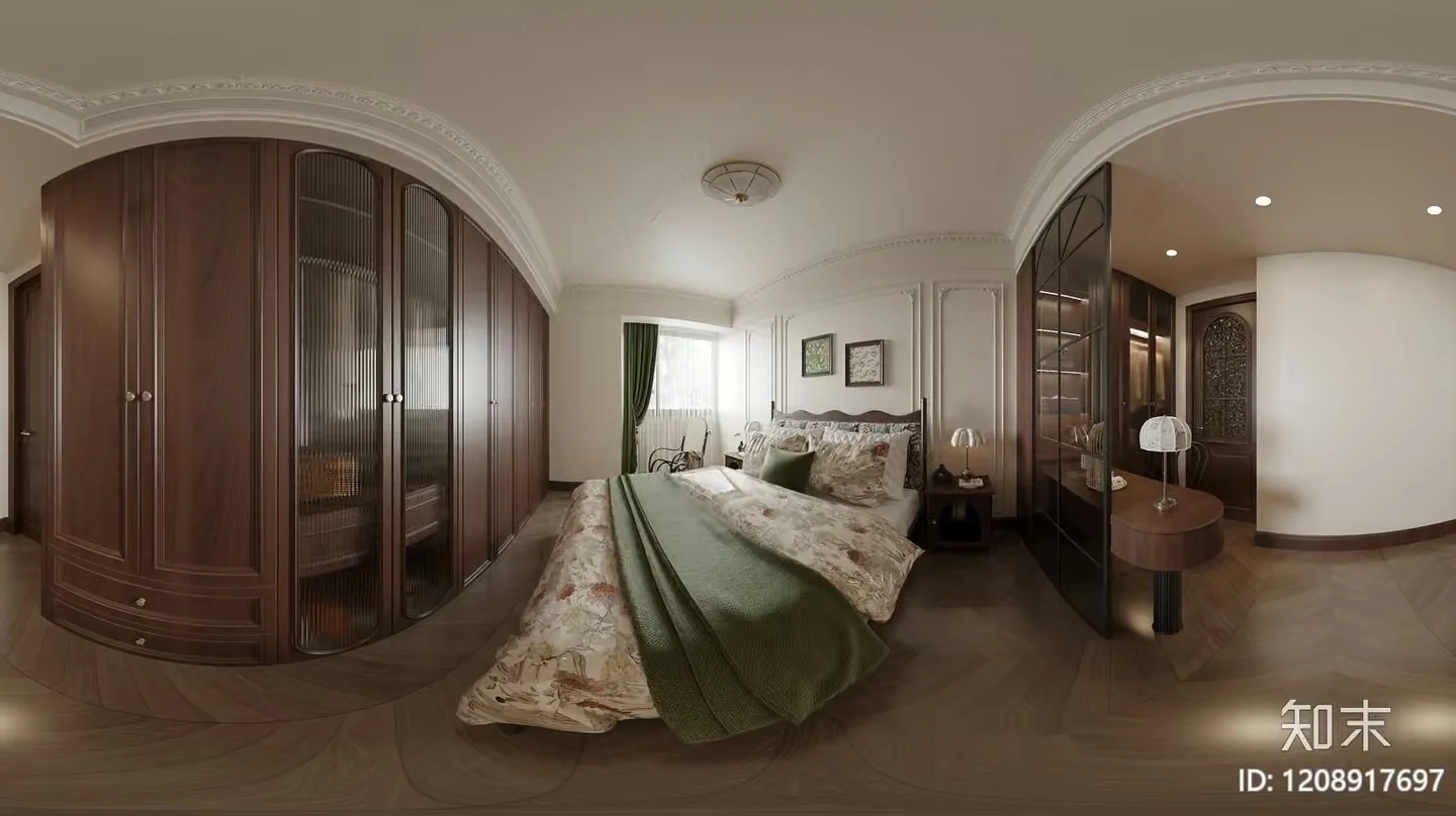 Cozy Bedroom 3D Model – 19056 – VRAY Render