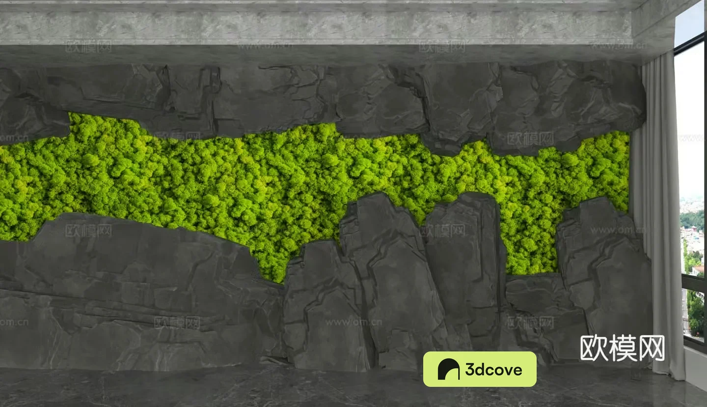 Modern background wall