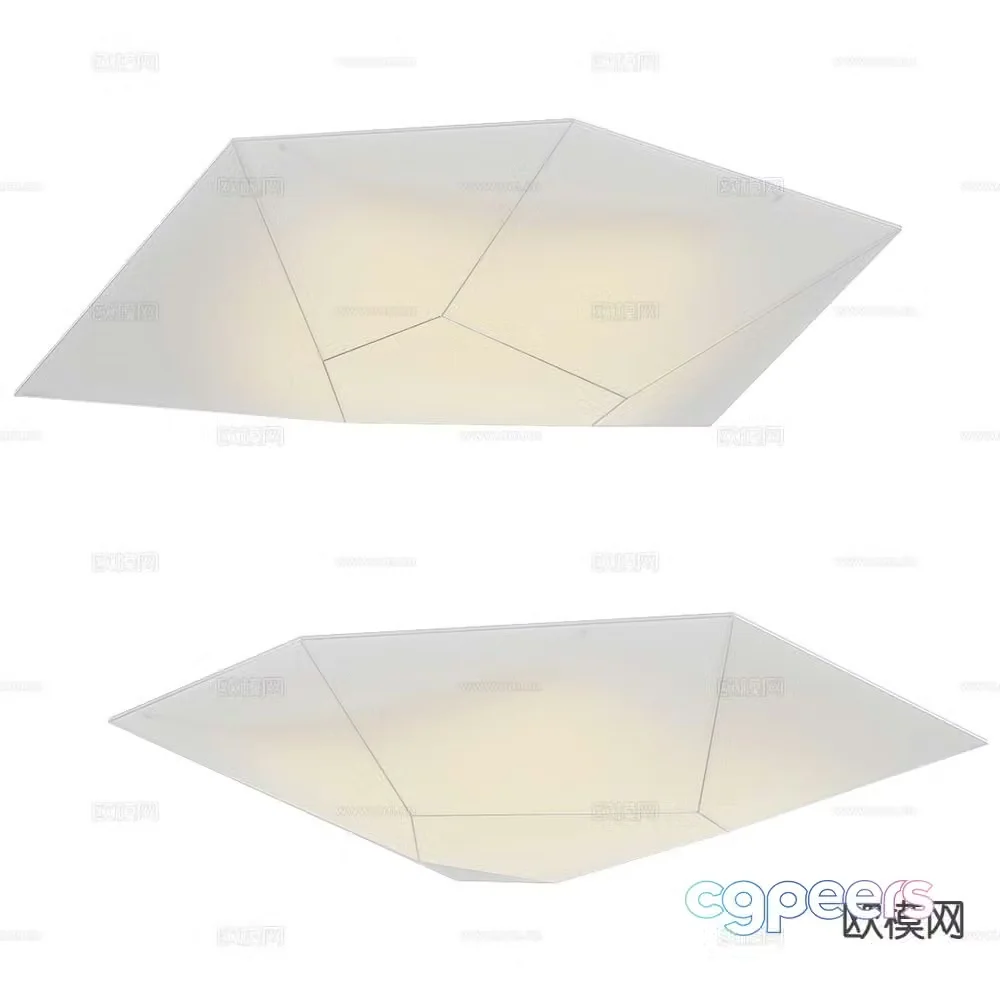 Ole geometric ceiling lamp 3d model