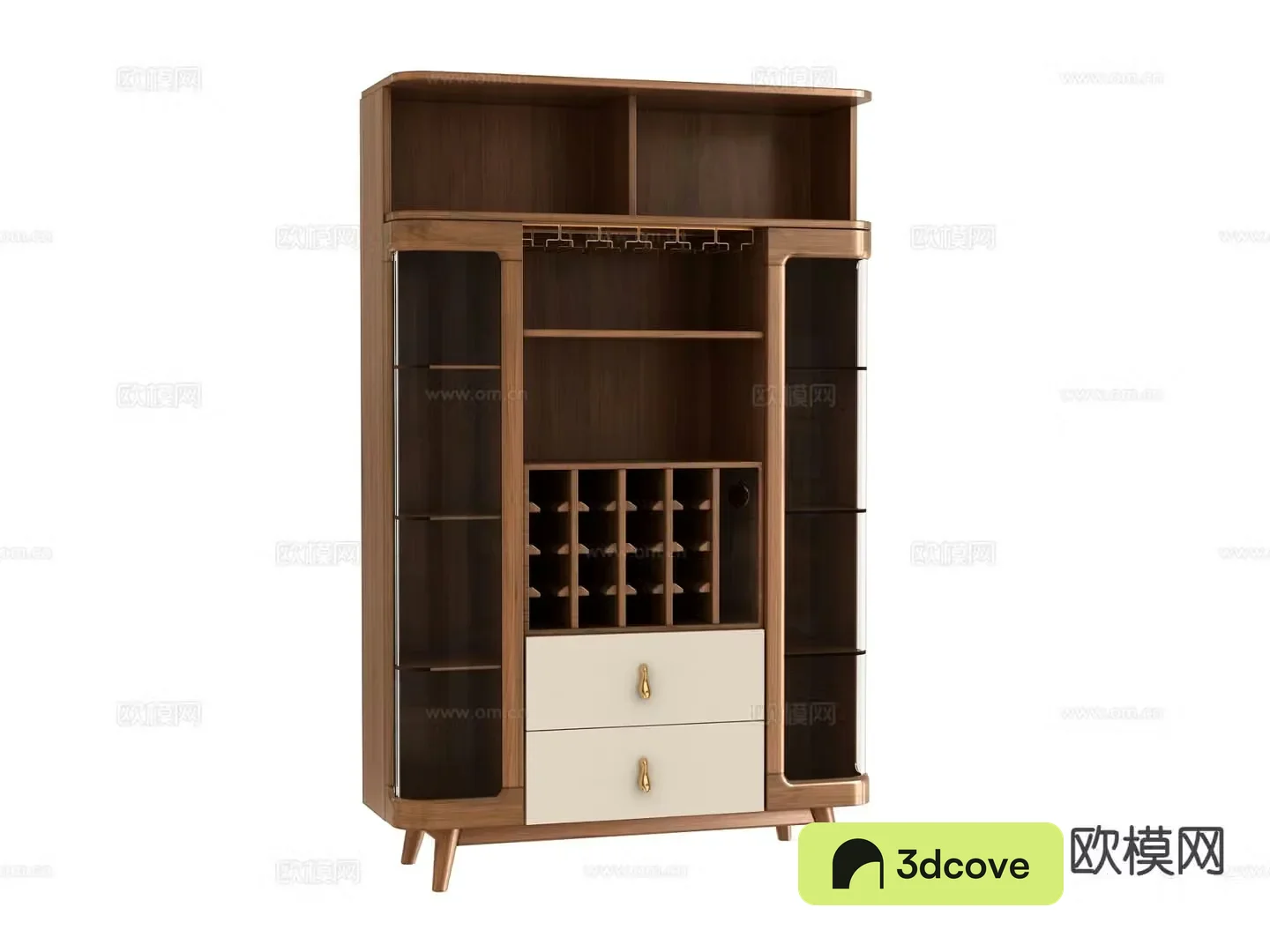 Medieval style wine cabinet