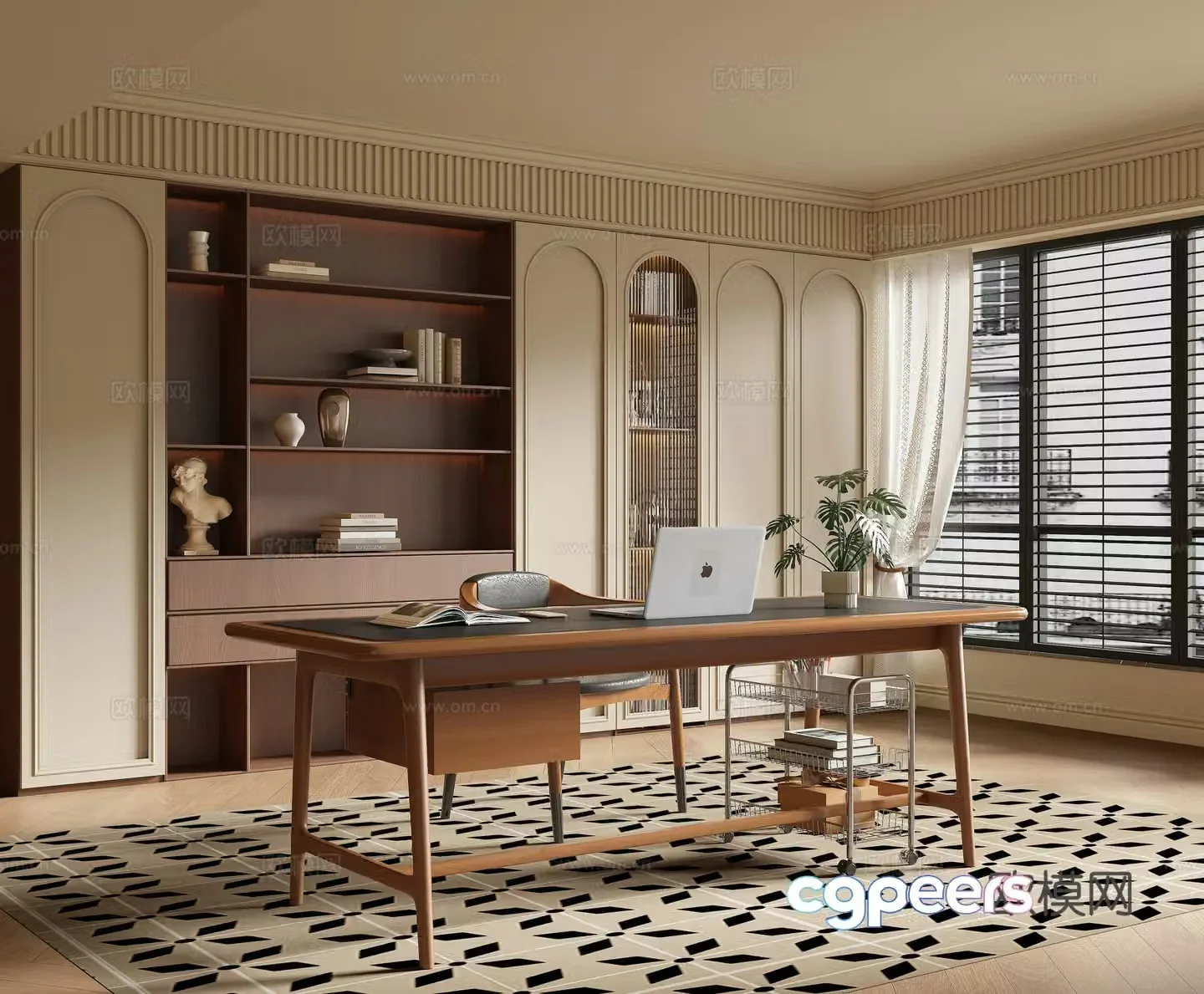 French study 3d model
