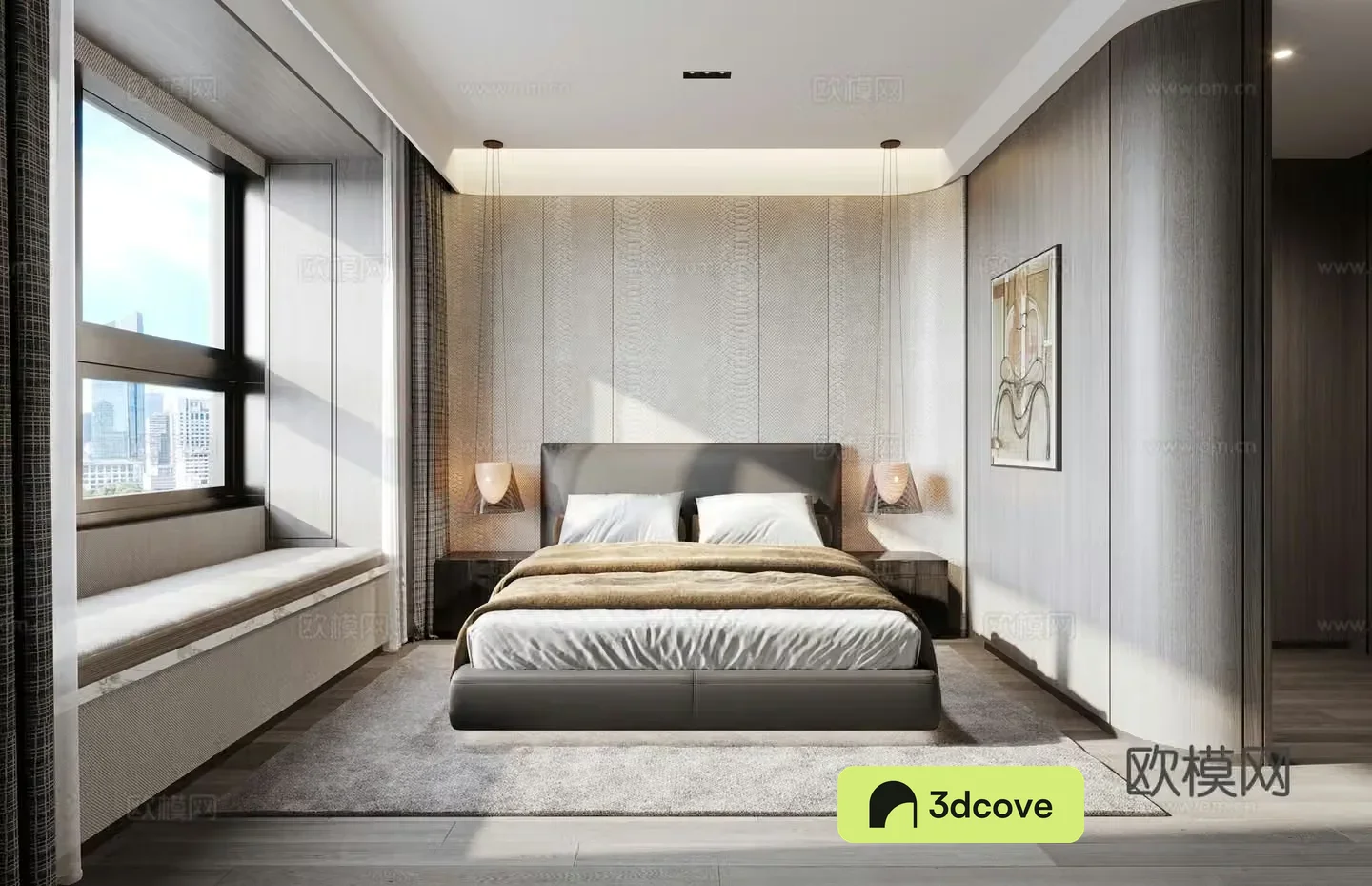 Modern bedroom