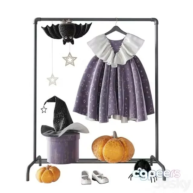 3ds Max Free – Halloween Cloth Set 01