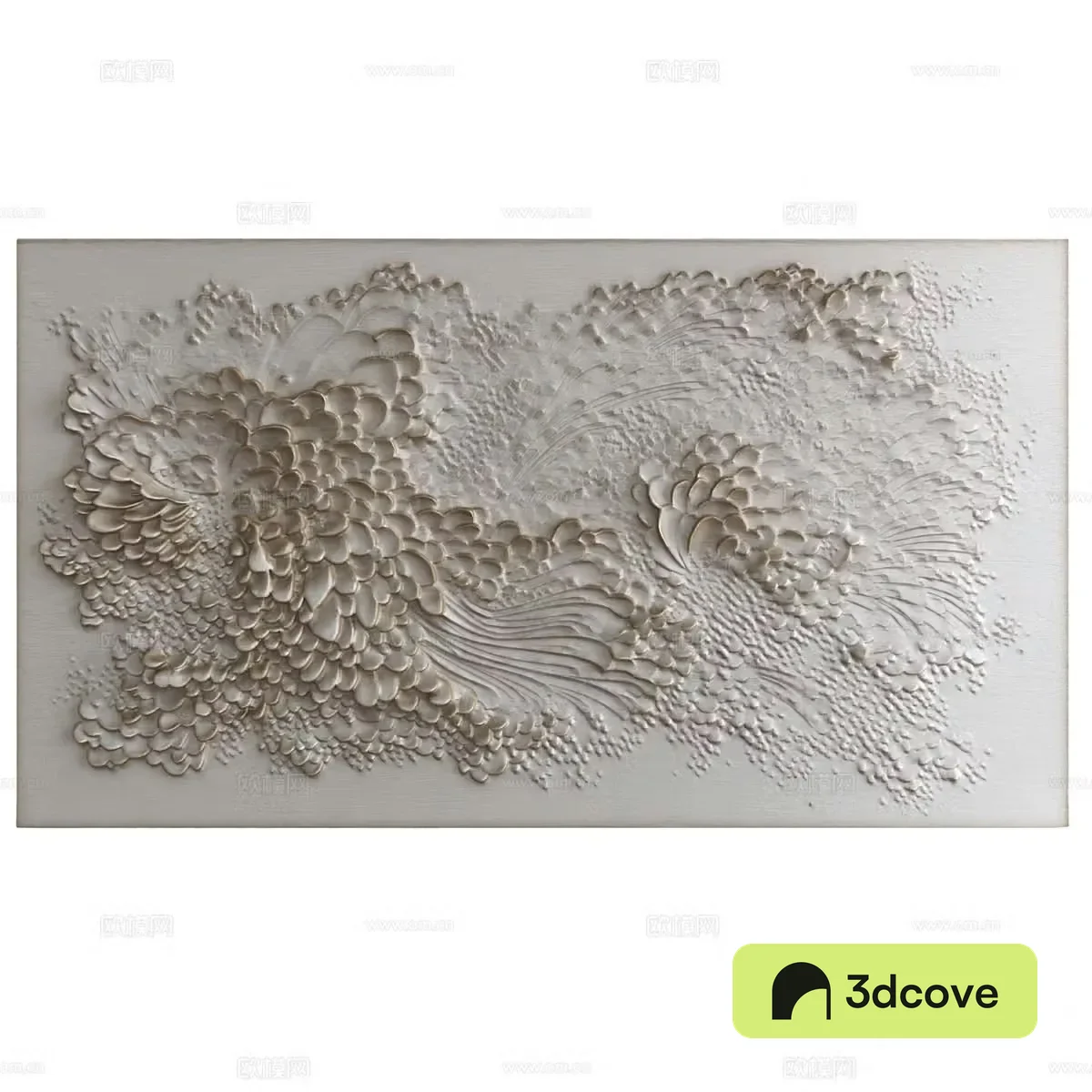 New Chinese bas-relief gypsum hanging decoration