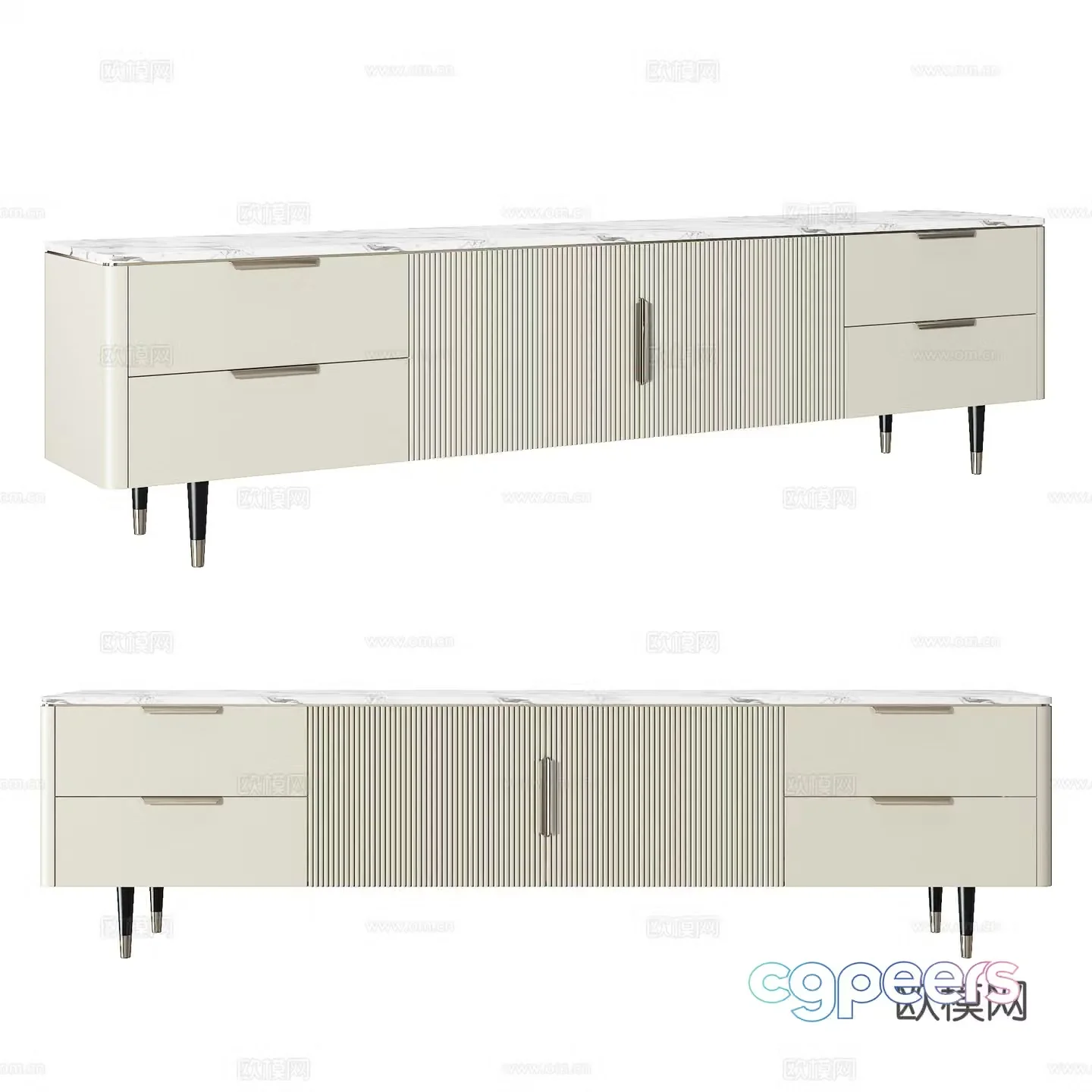 Modern TV cabinet 3d model