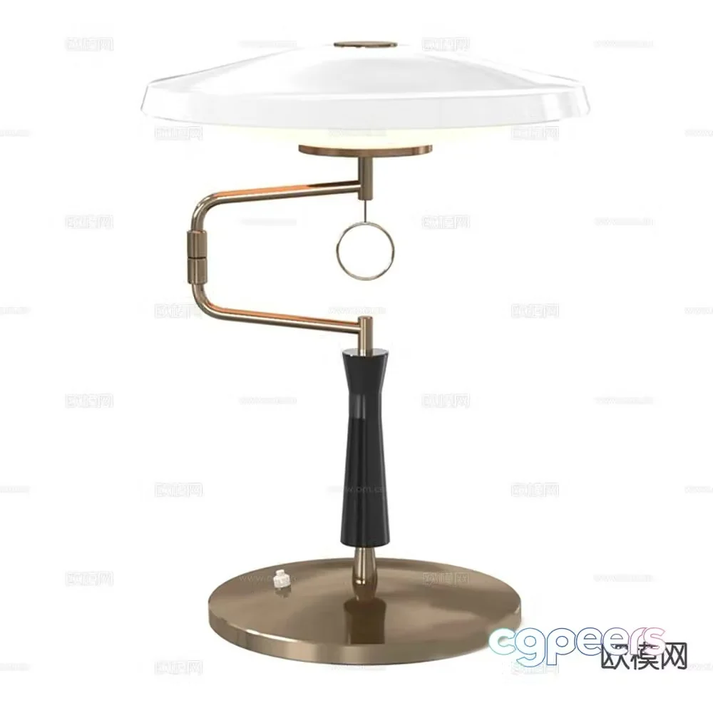 Light luxury table lamp 3D model