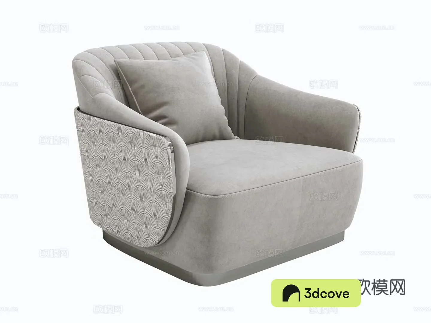 Light luxury single sofa