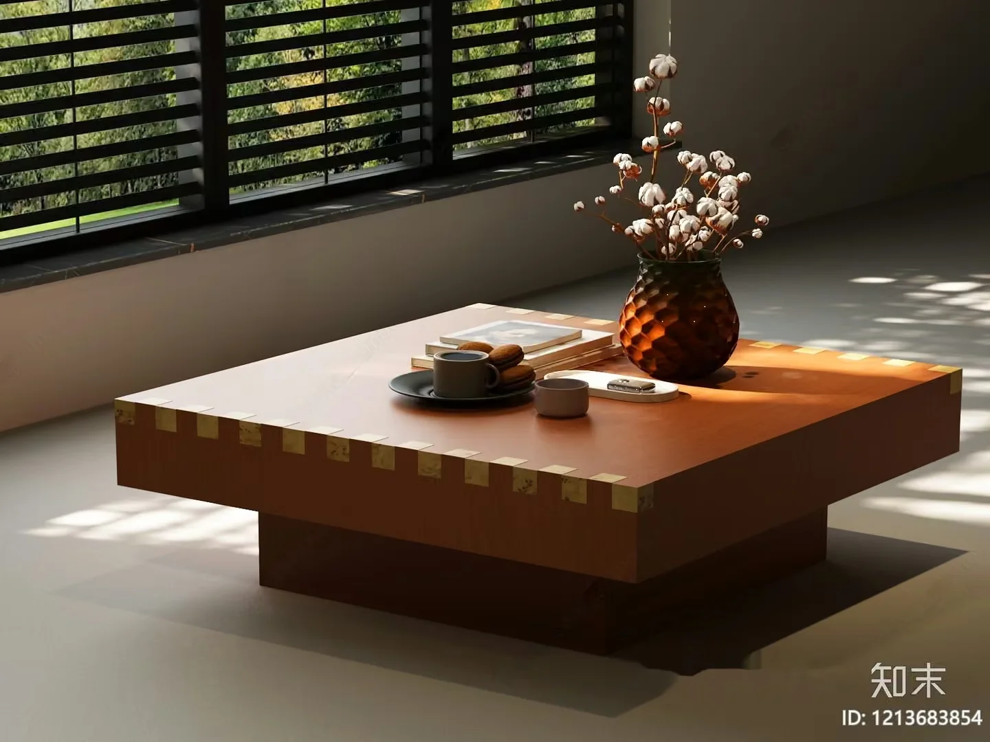 Modern Coffee Table 3D Model – 11597 – VRAY Render