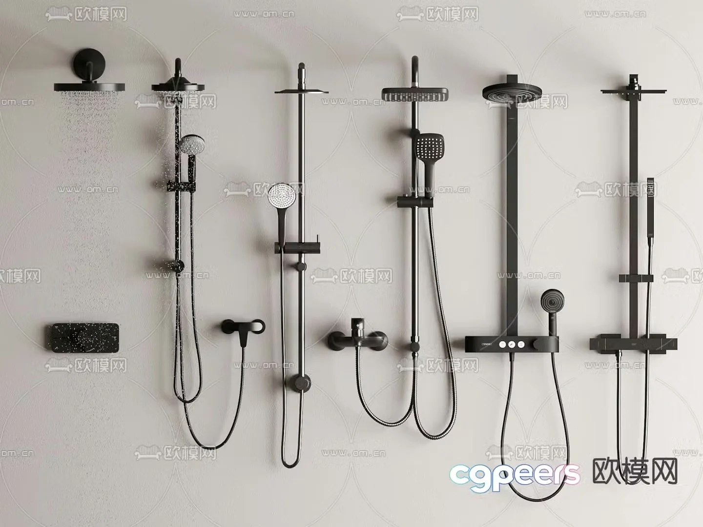 Shower shower head 3d model