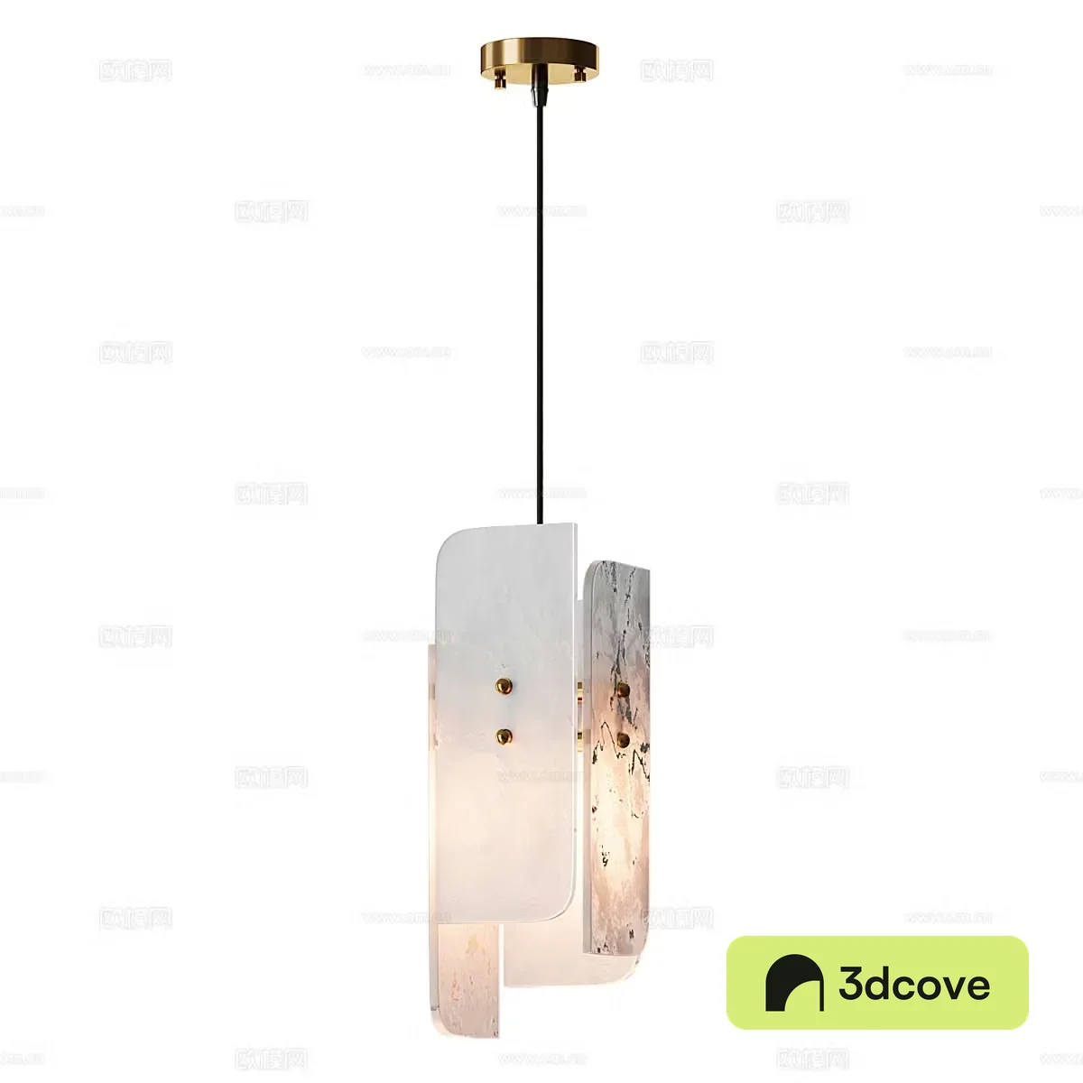 Modern Megalith Mini Chandelier