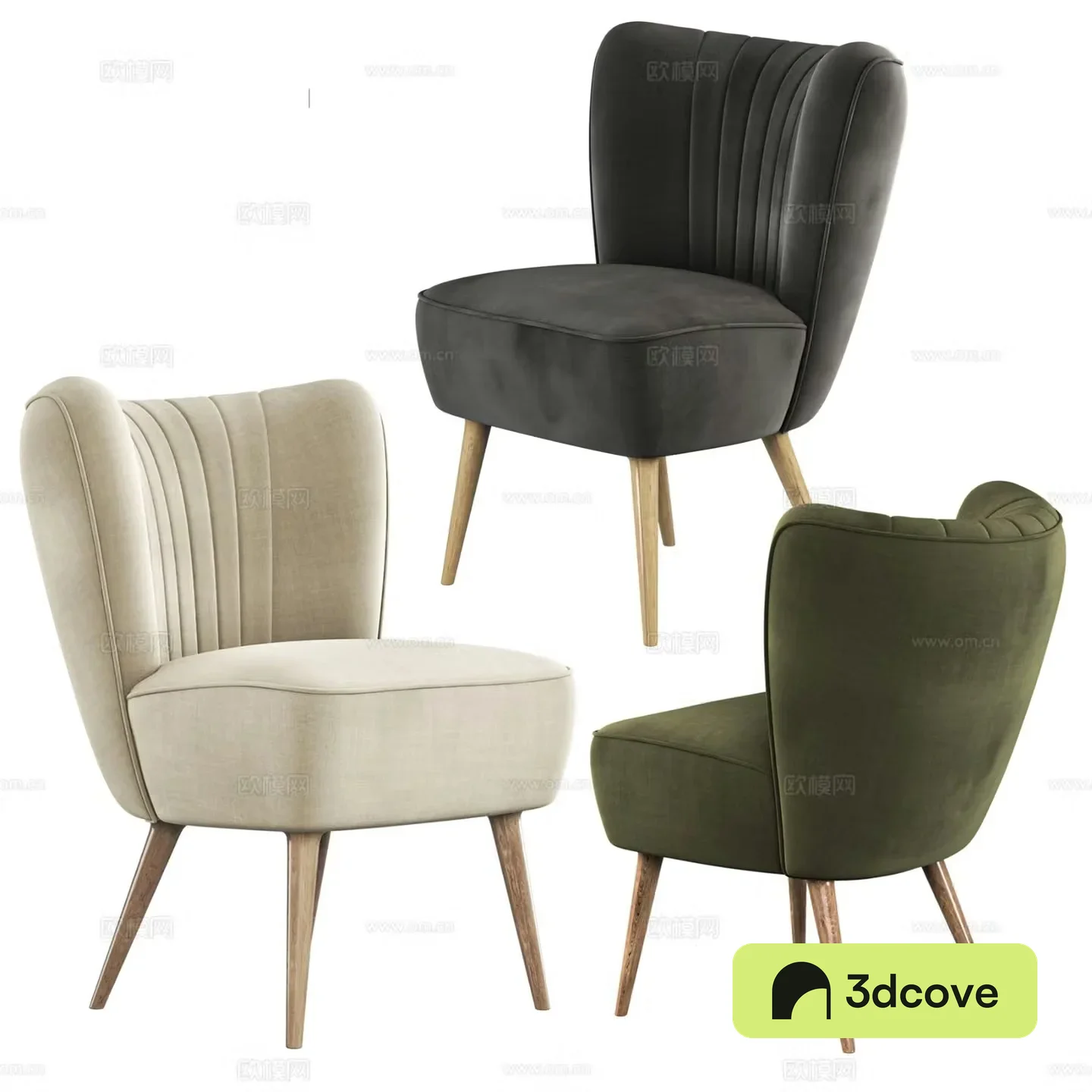 Vintage modern sofa chair leisure chair