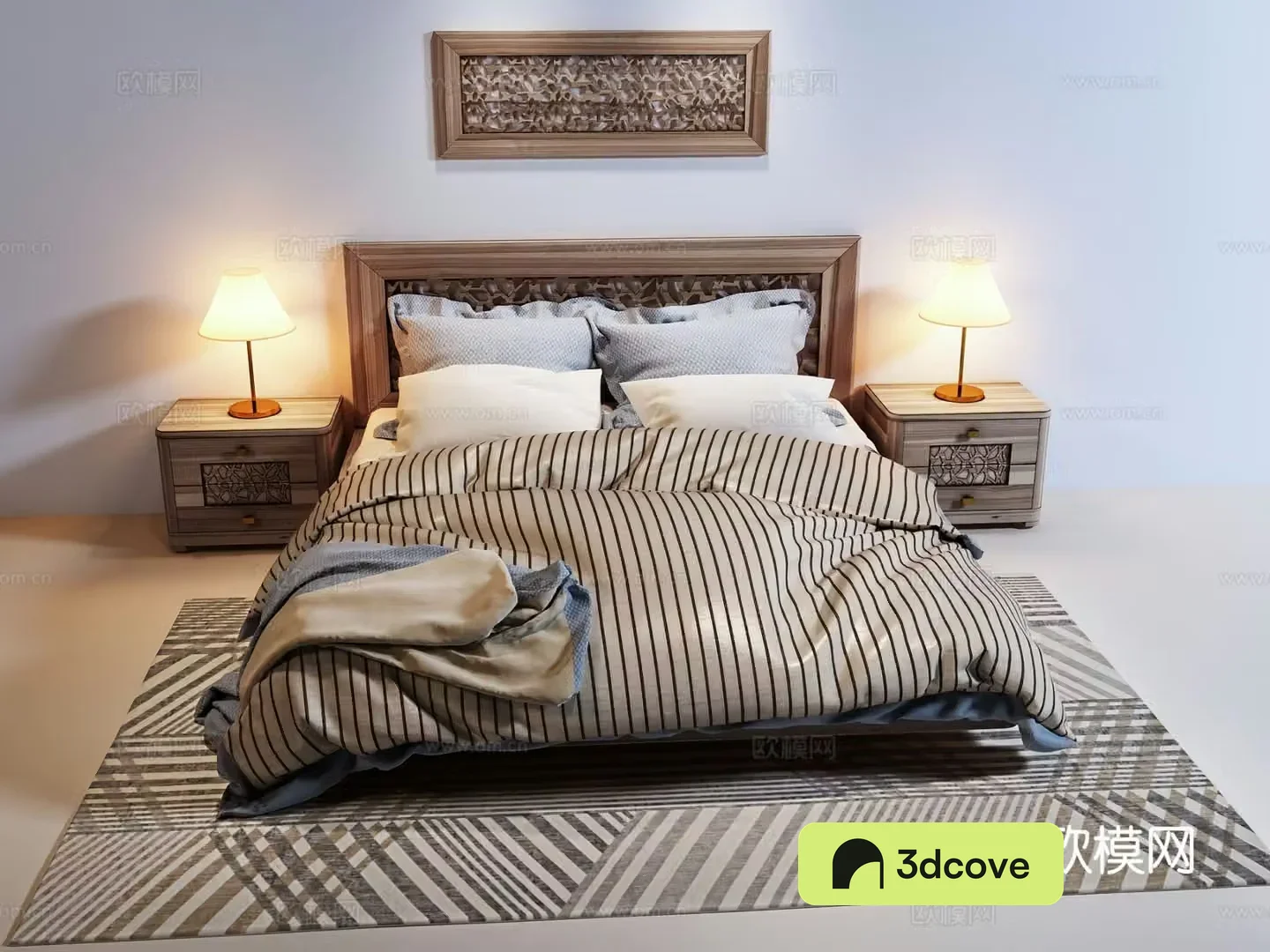 Nordic double bed