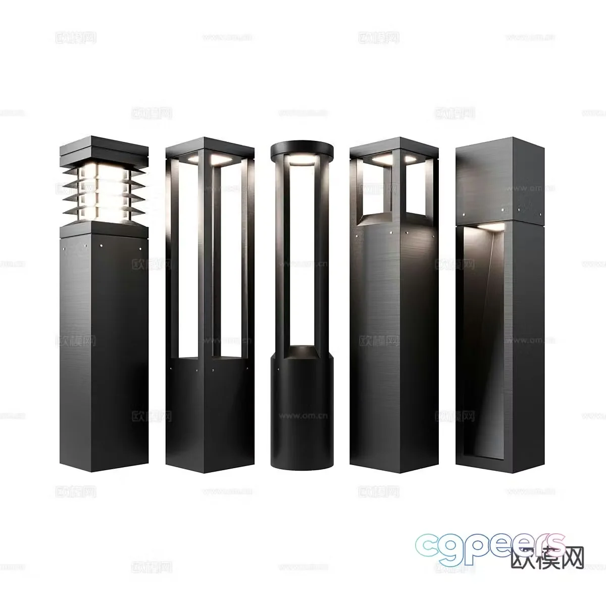 outdoor lamp street lamp lawn lamp 3d model