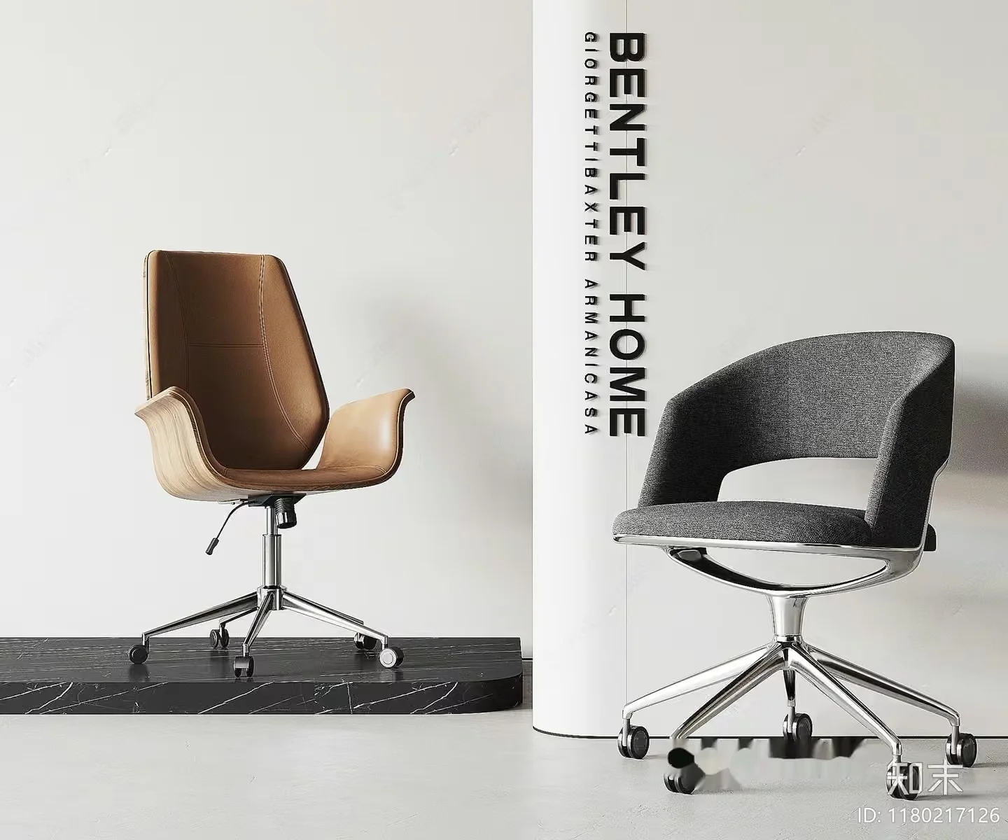 Modern Office Chair 3D Model – 8454 – CORONA Render